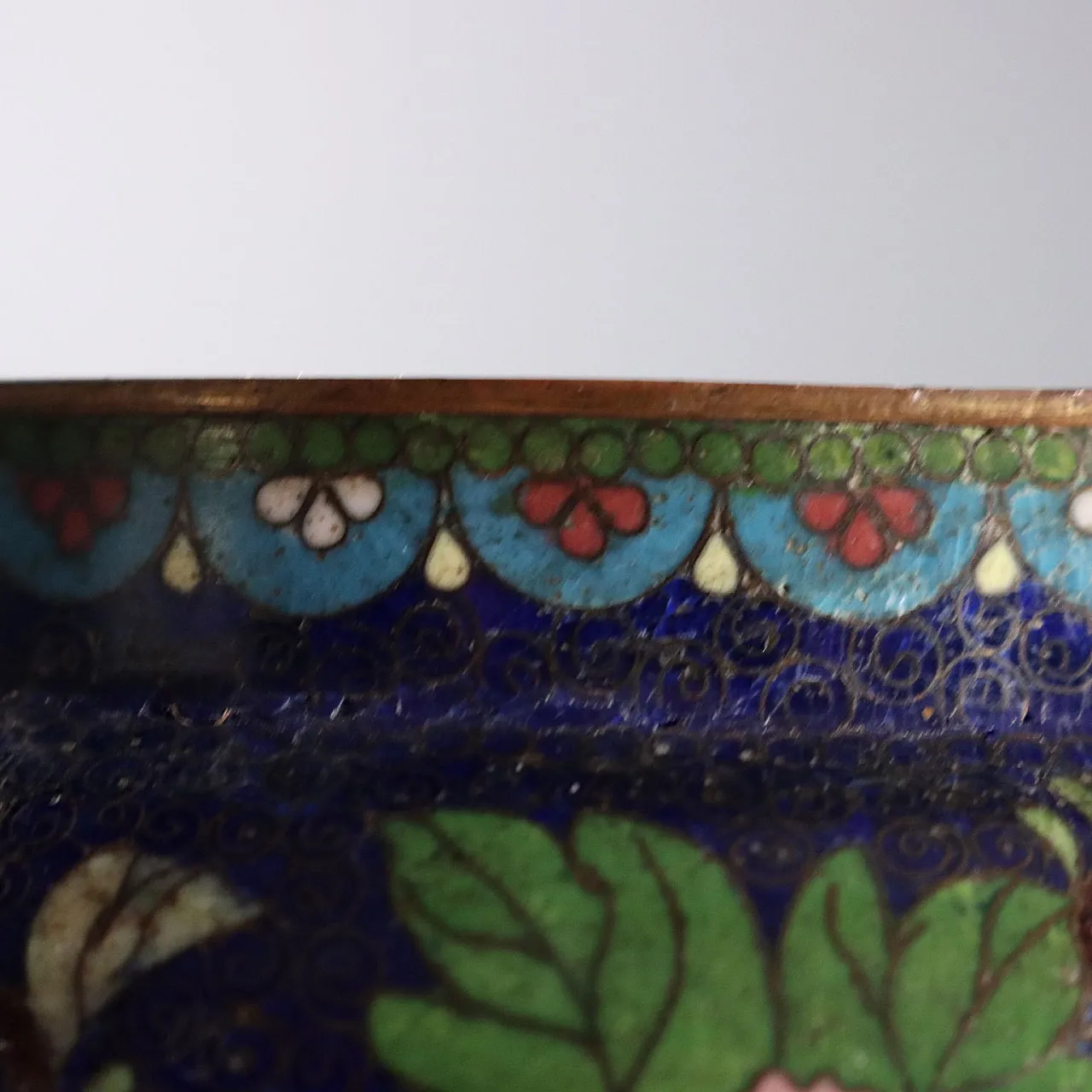 Vaso decorato con smalti cloisonné, '900 6