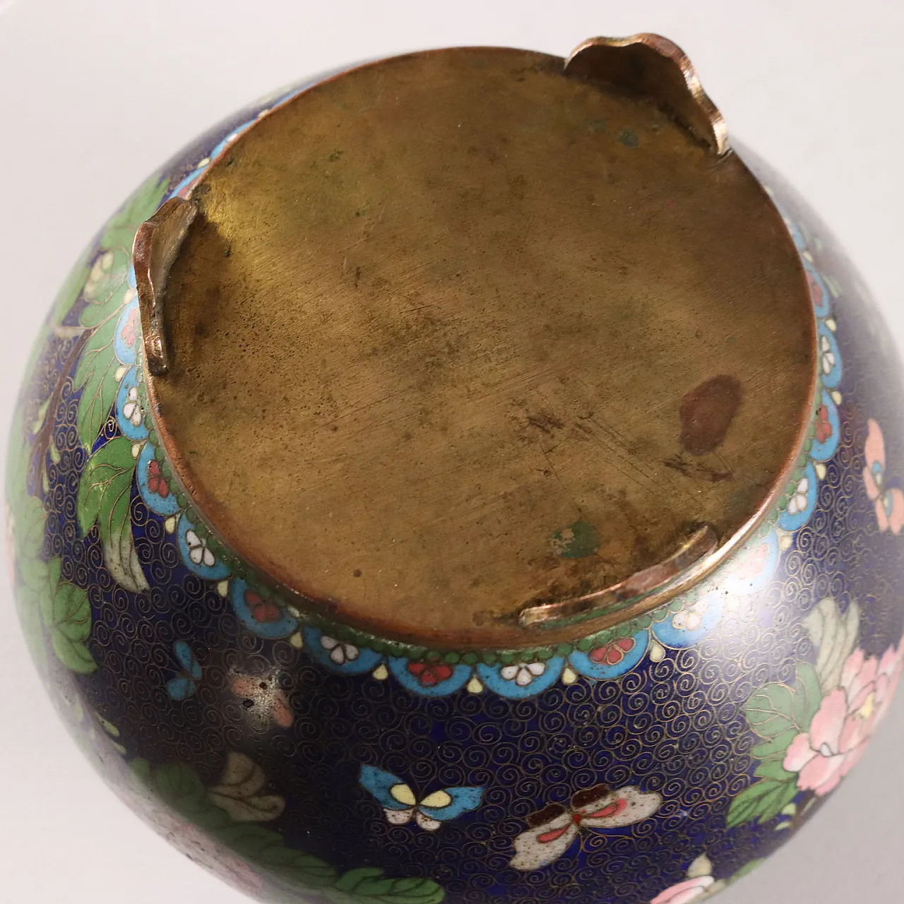 Vaso decorato con smalti cloisonné, '900 7