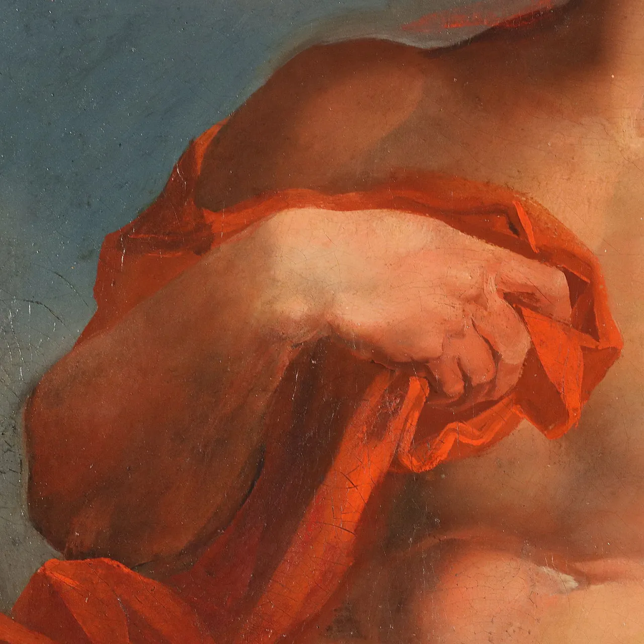 Prometeo, olio su tela, Scuola emiliana, tardo '700 7