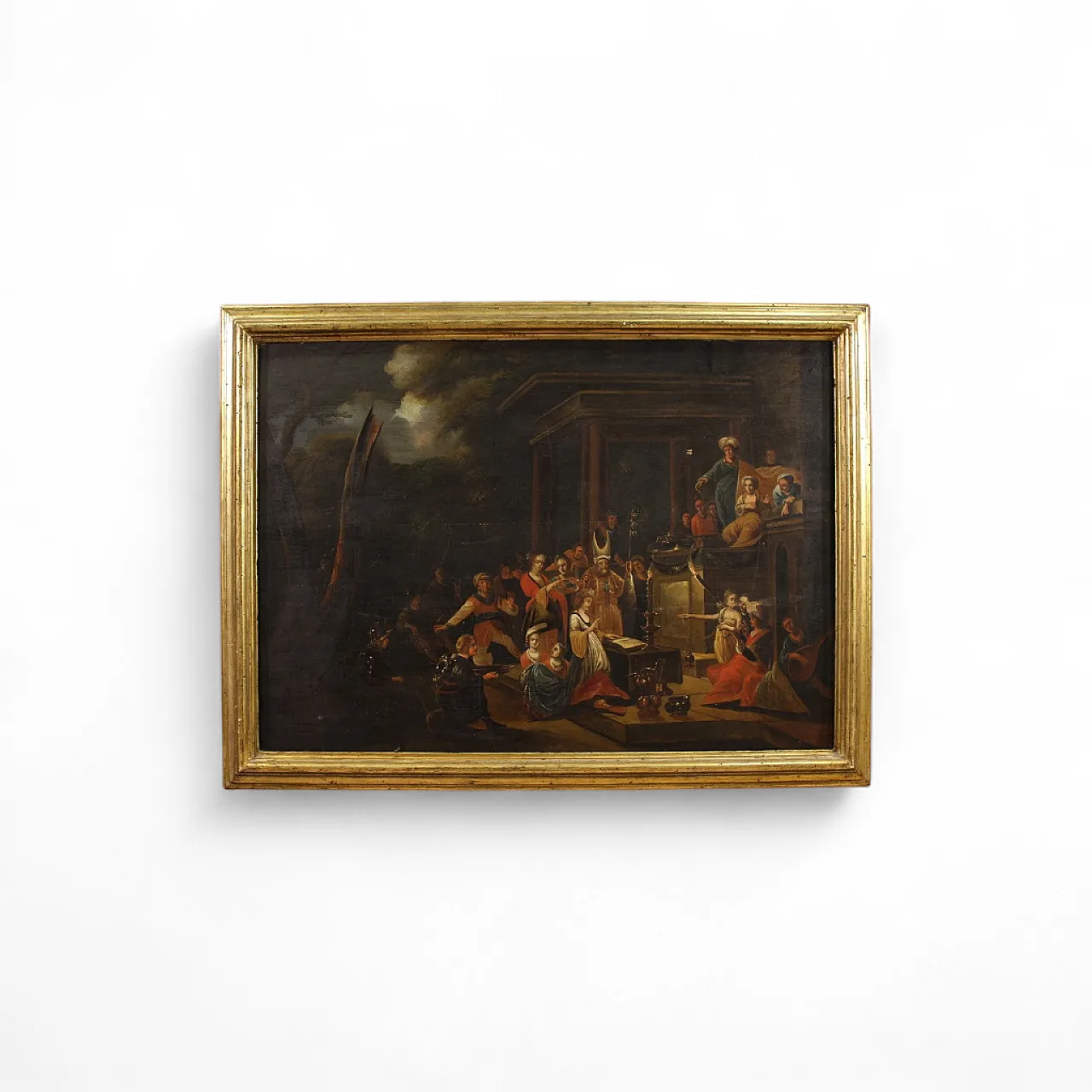 Flemish painting on wood, 19th century 16