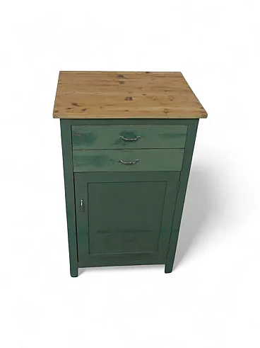 Armadietto in legno di abete colorato, 1960