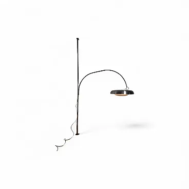 Metal Arc floor lamp by Pirro Cuniberti for Sirrah   70s