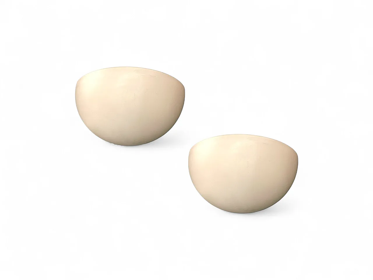 3 Italian white opaline glass sconces from Victoria, 1980s 7