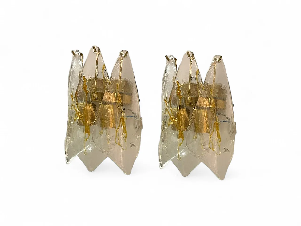 La Murrina wall light in Murano glass, 1980s, set of 2 10