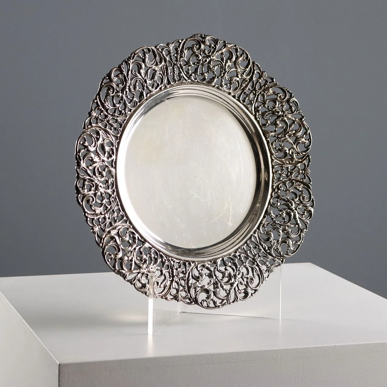 Vassoio in argento, '900 1