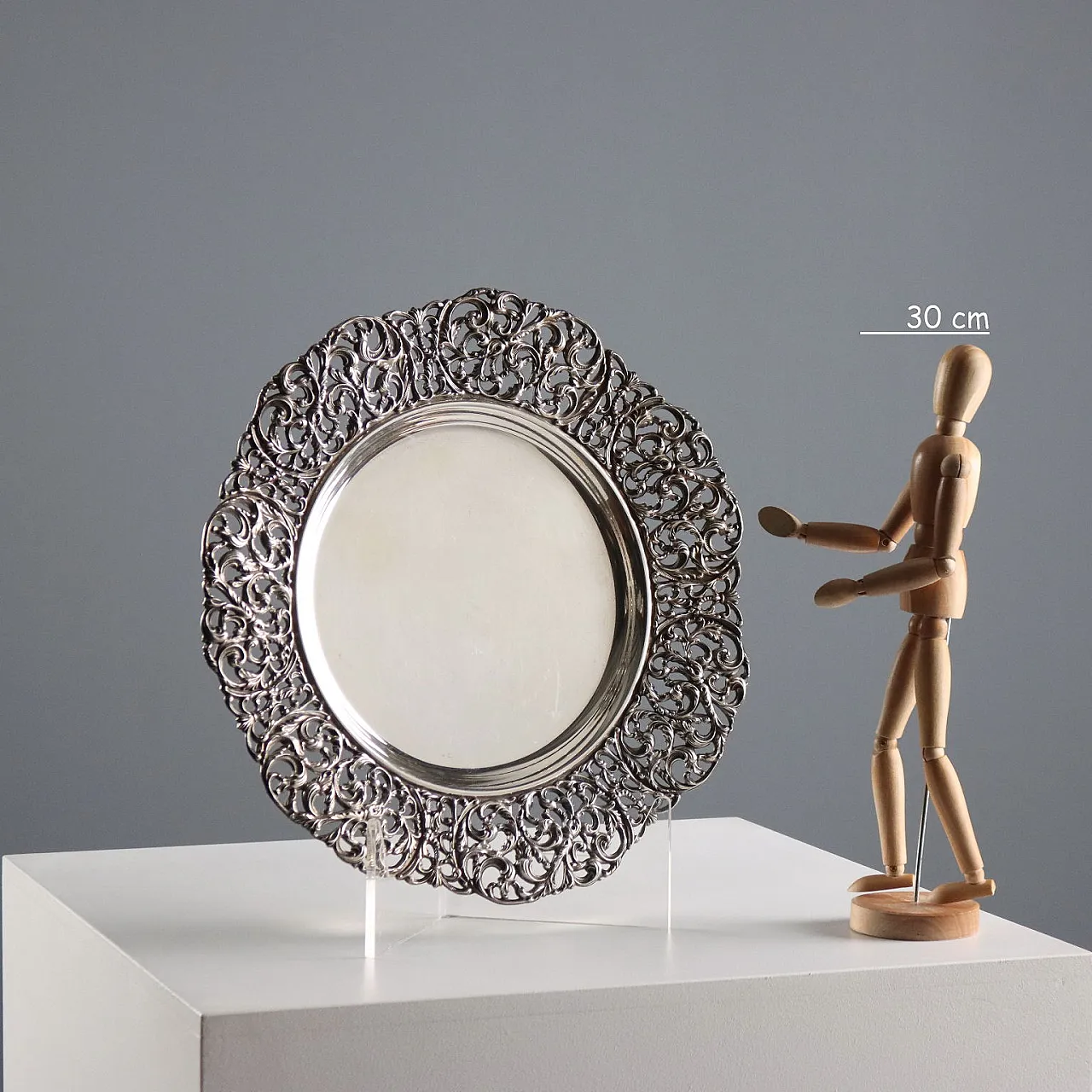 Vassoio in argento, '900 3