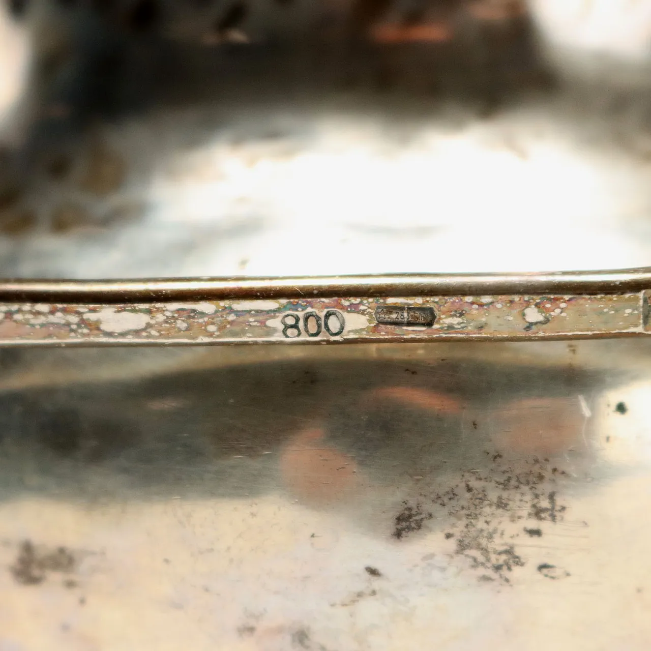 Zuccheriera in argento martellato a mano, '900 7