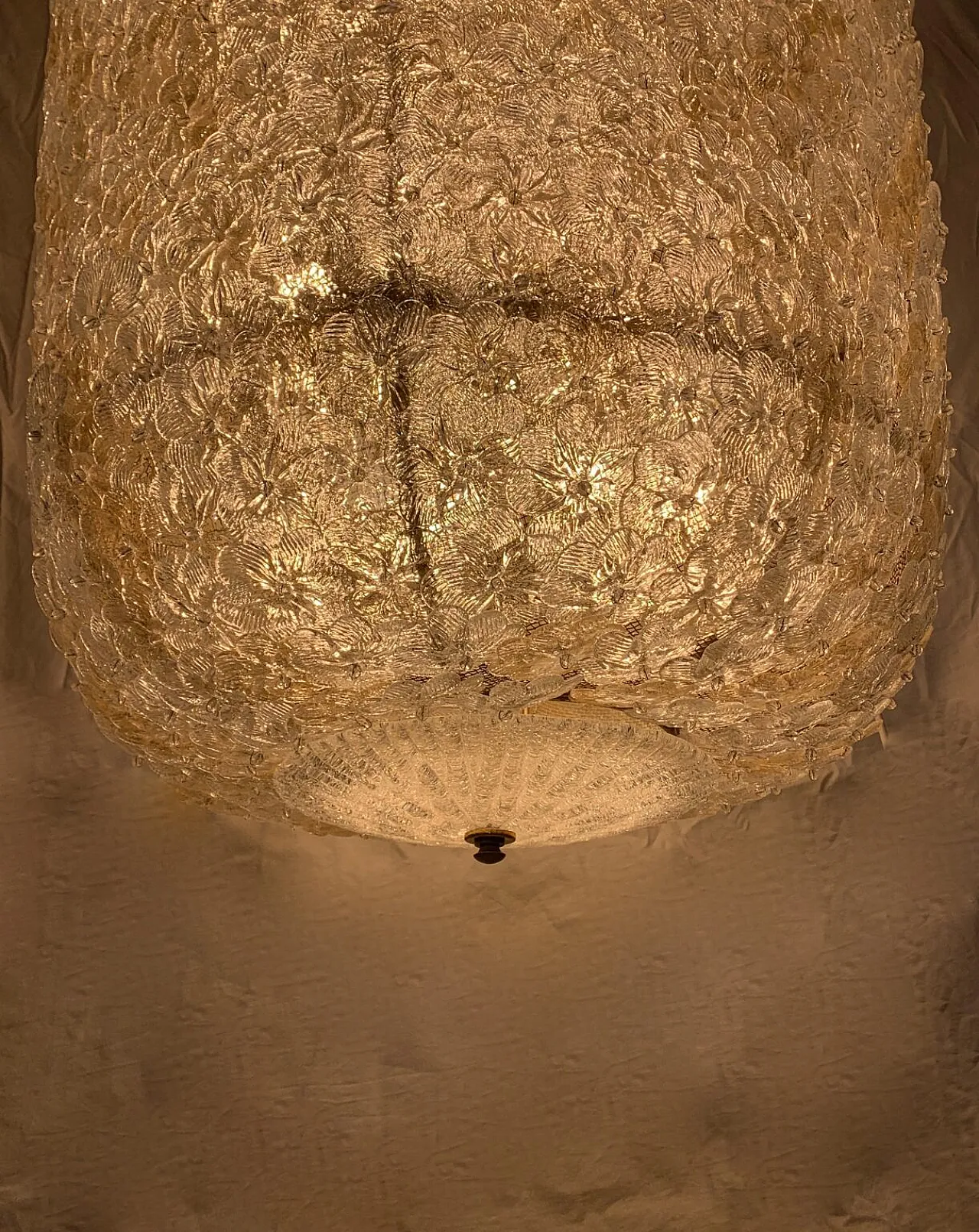 Lampadario in vetro Murano di Enrico Neri, fine '900 4