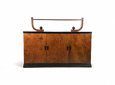 Credenza Art Deco con etagere, anni '20
