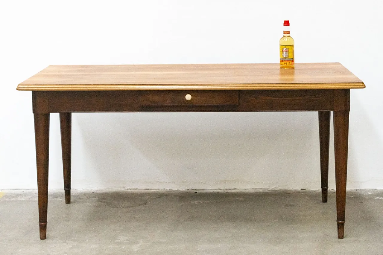 Tavolo da pranzo in legno, anni '70 2