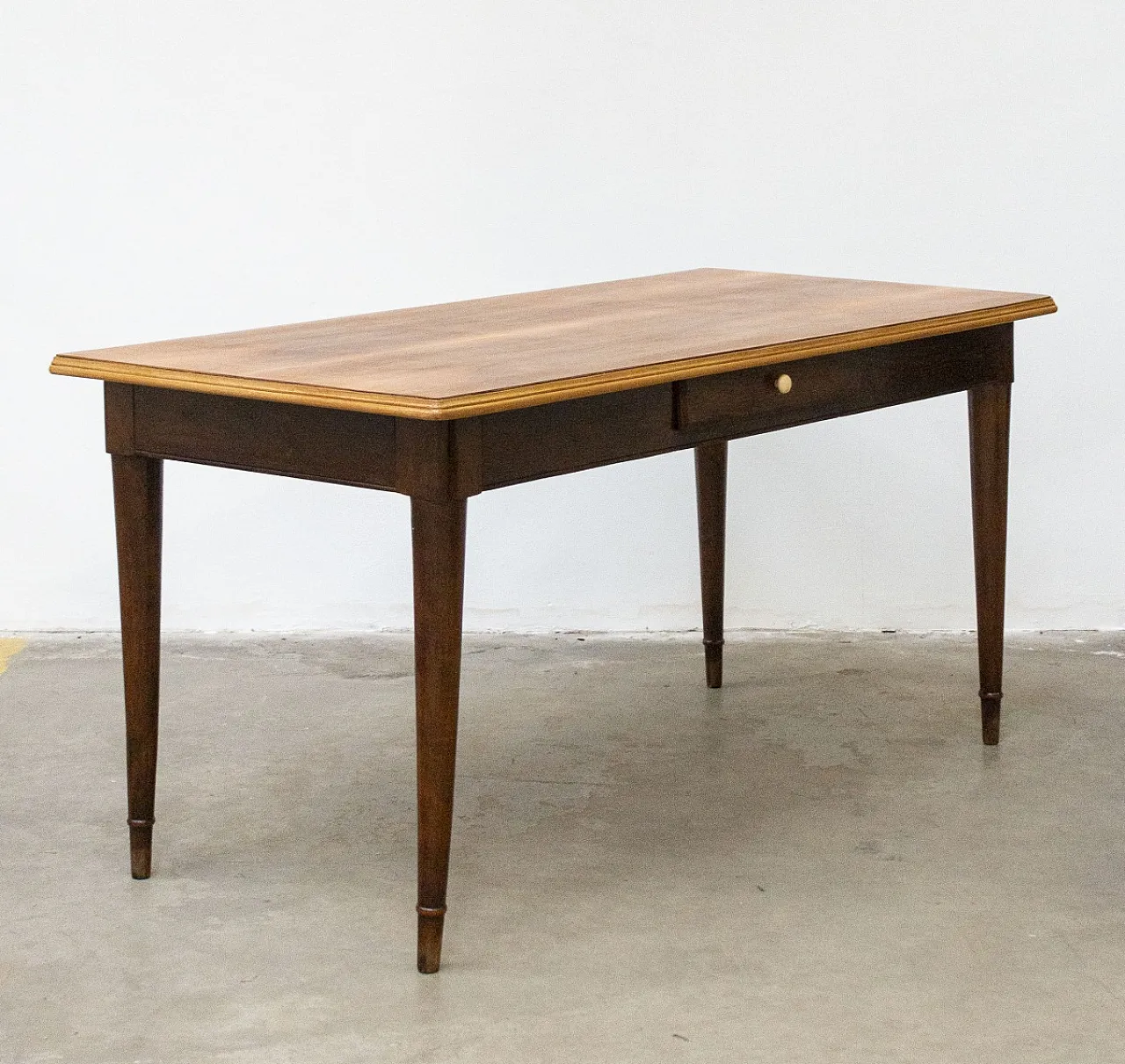 Tavolo da pranzo in legno, anni '70 3