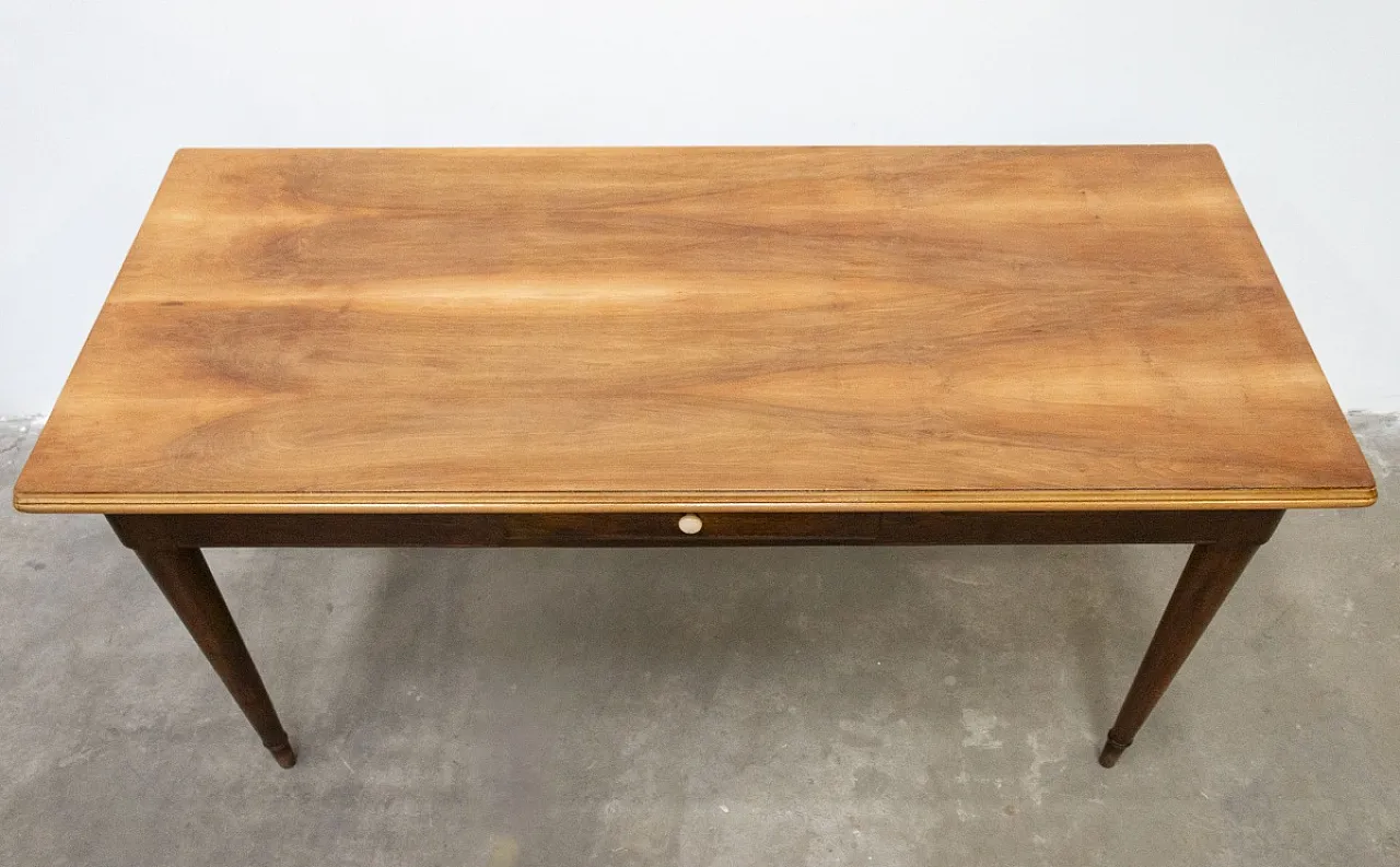 Tavolo da pranzo in legno, anni '70 7