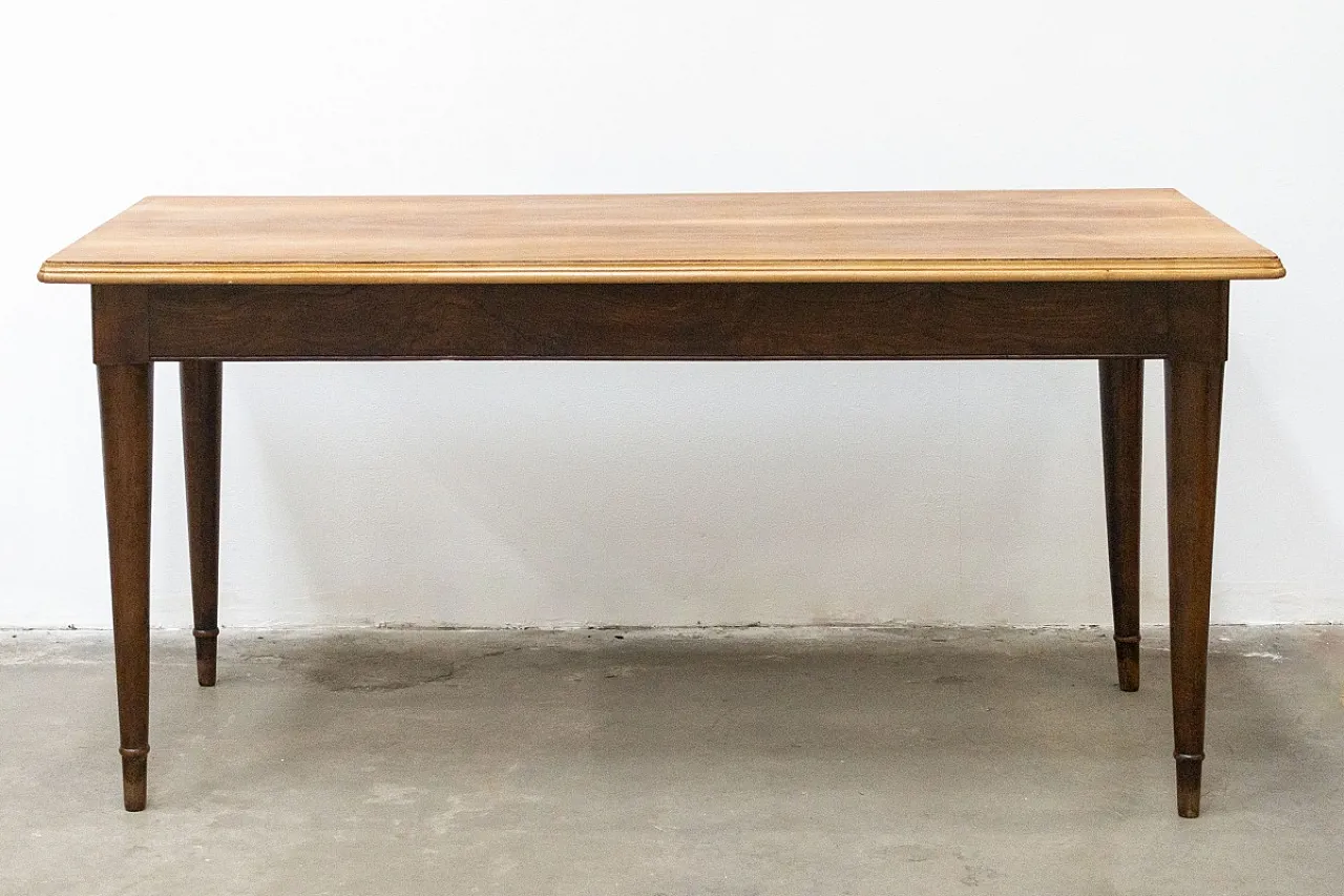 Tavolo da pranzo in legno, anni '70 10