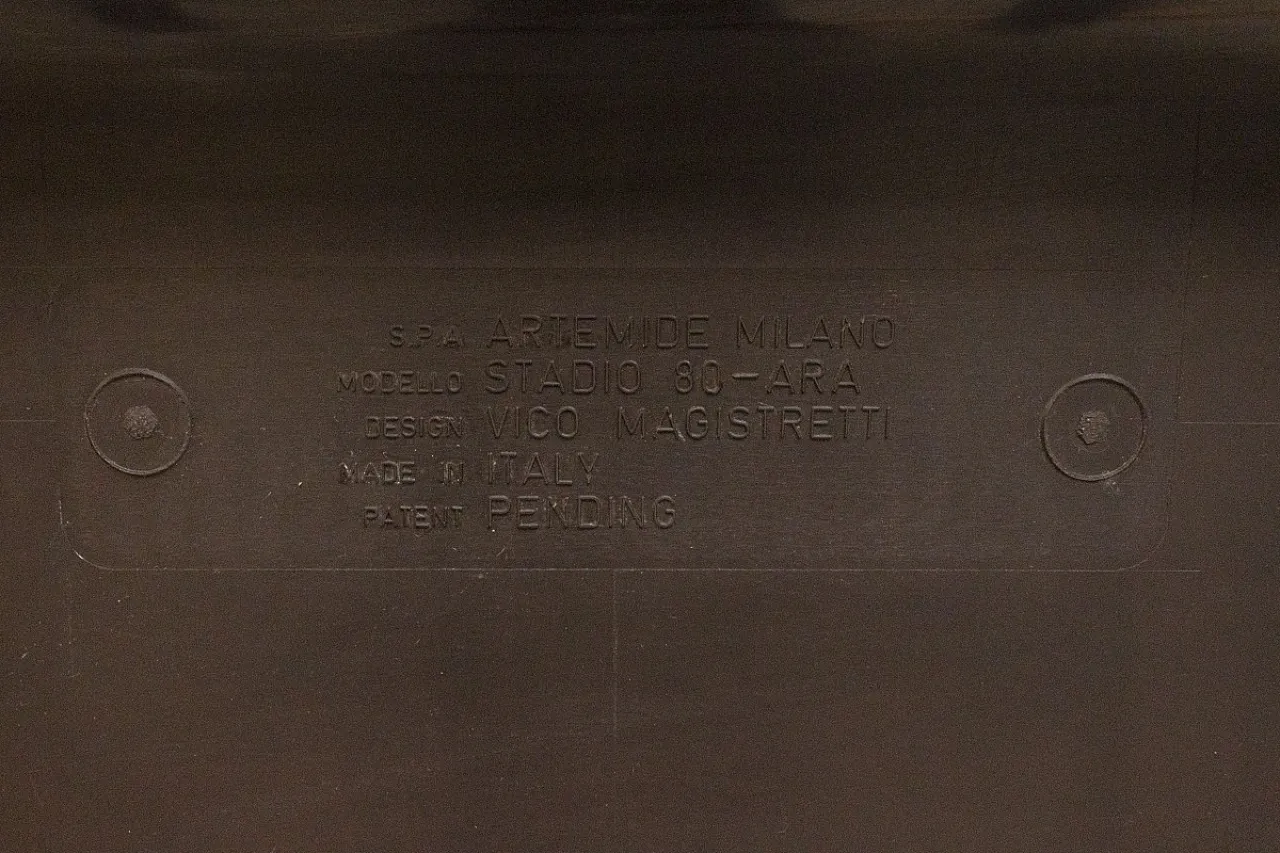 Tavolo Stadio 80-ARA di Vico Magistretti per Artemide, anni '60 6