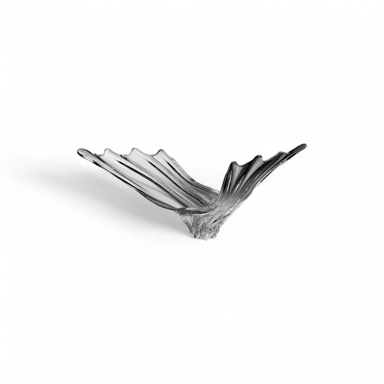 Centrotavola in cristallo Art Deco, anni '70 20