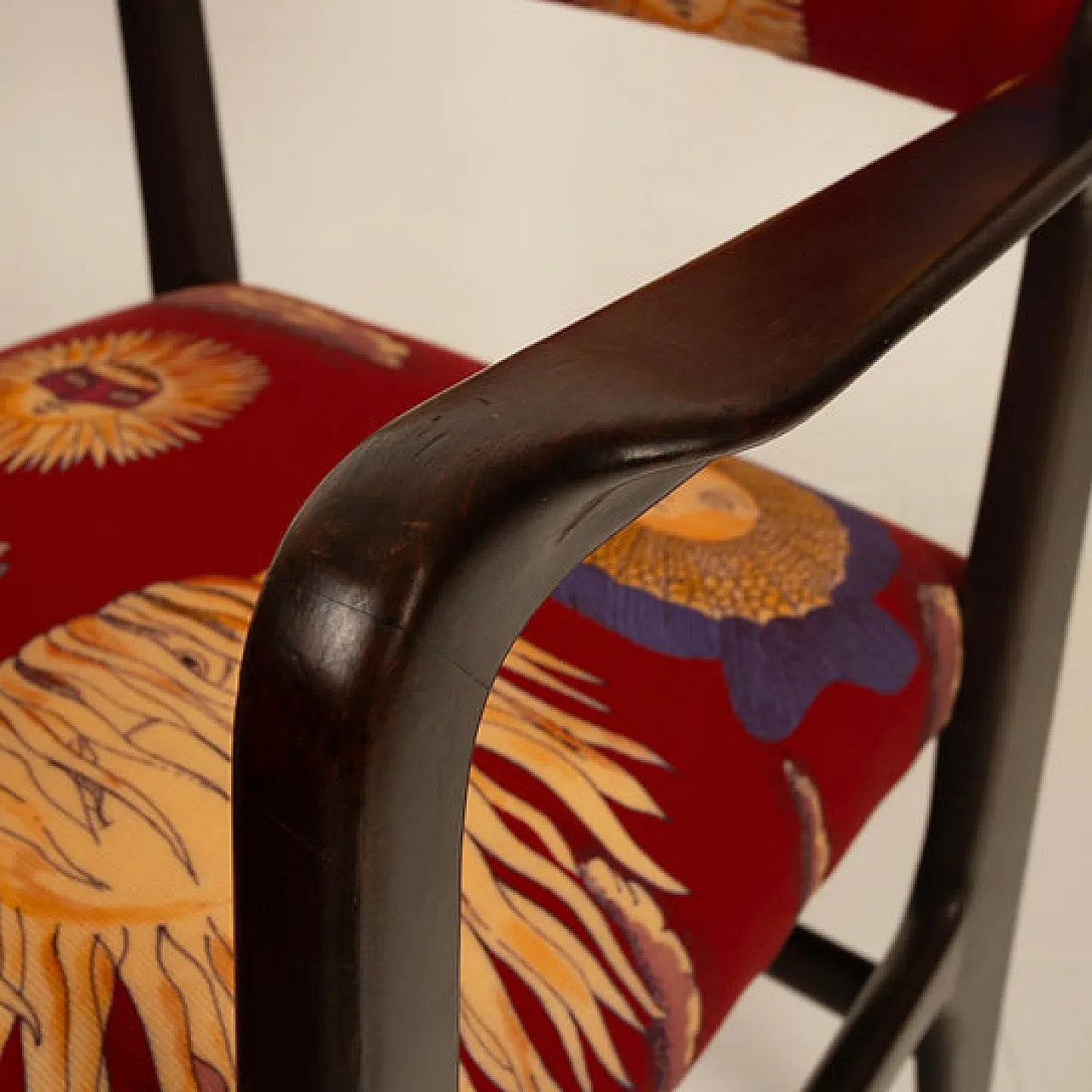 Sedia 110 di Gio Ponti e Fornasetti per Cassina, anni '50 9