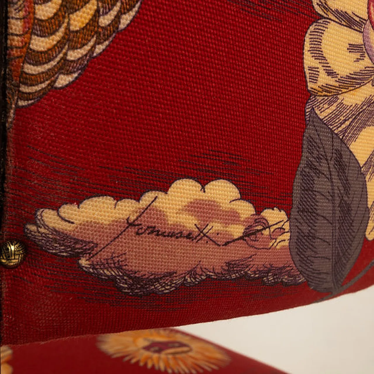 Sedia 110 di Gio Ponti e Fornasetti per Cassina, anni '50 13