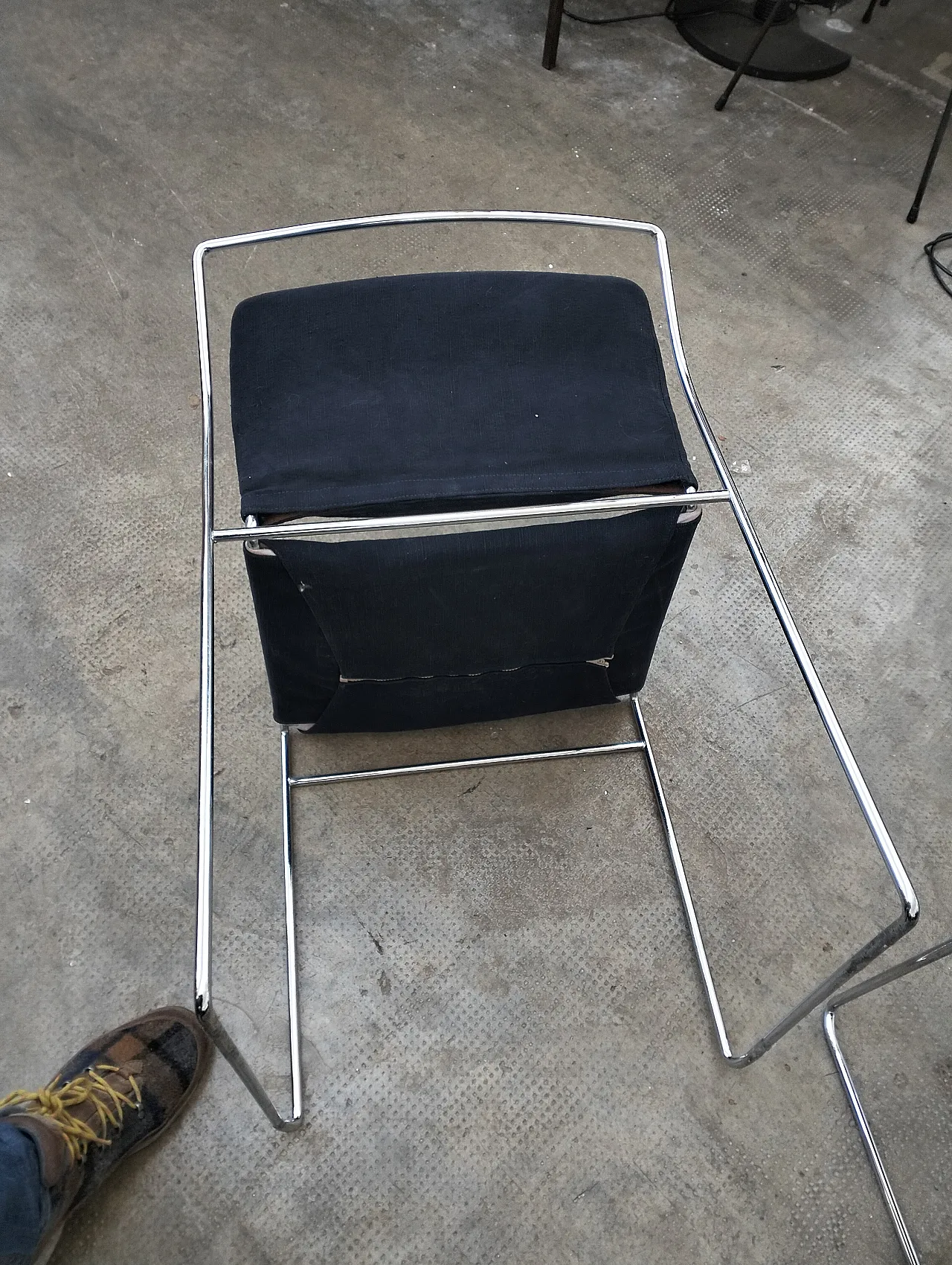 Set of 4 Tulu' chairs by K.Takahama for Simon Gavina 70's, Italy 23