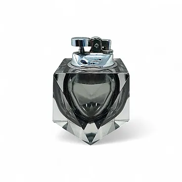 Accendino in vetro di Murano di Flavio Poli per Seguso, anni '60