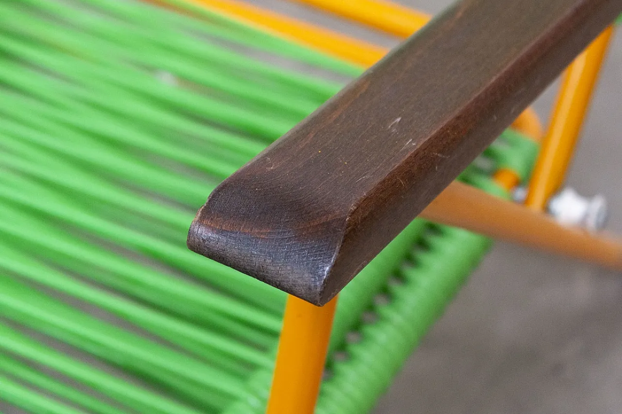 Coppia di sedie a sdraio da esterno in PVC, anni '60 5