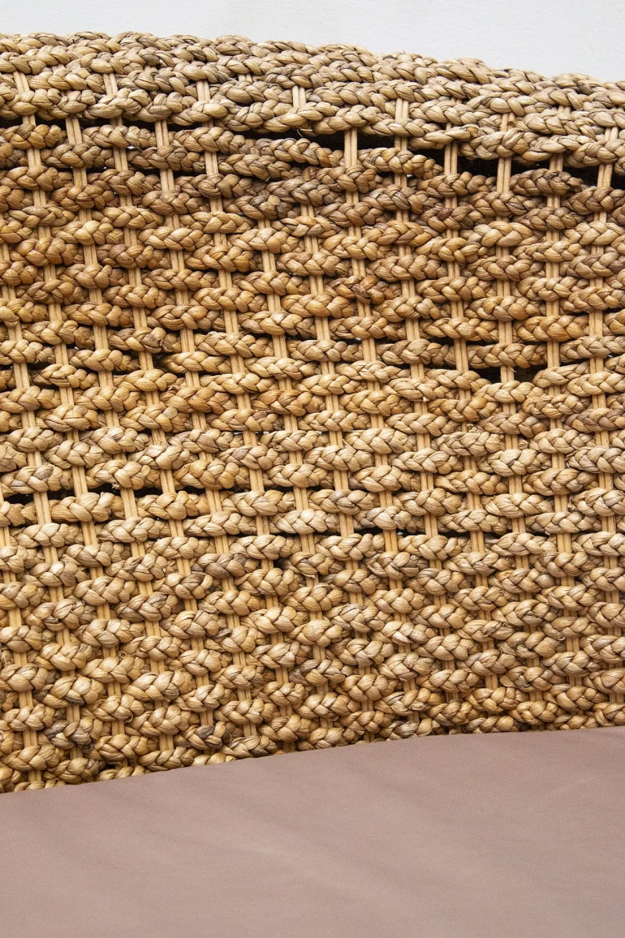 Salotto da giardino intrecciato in banano, '900 5