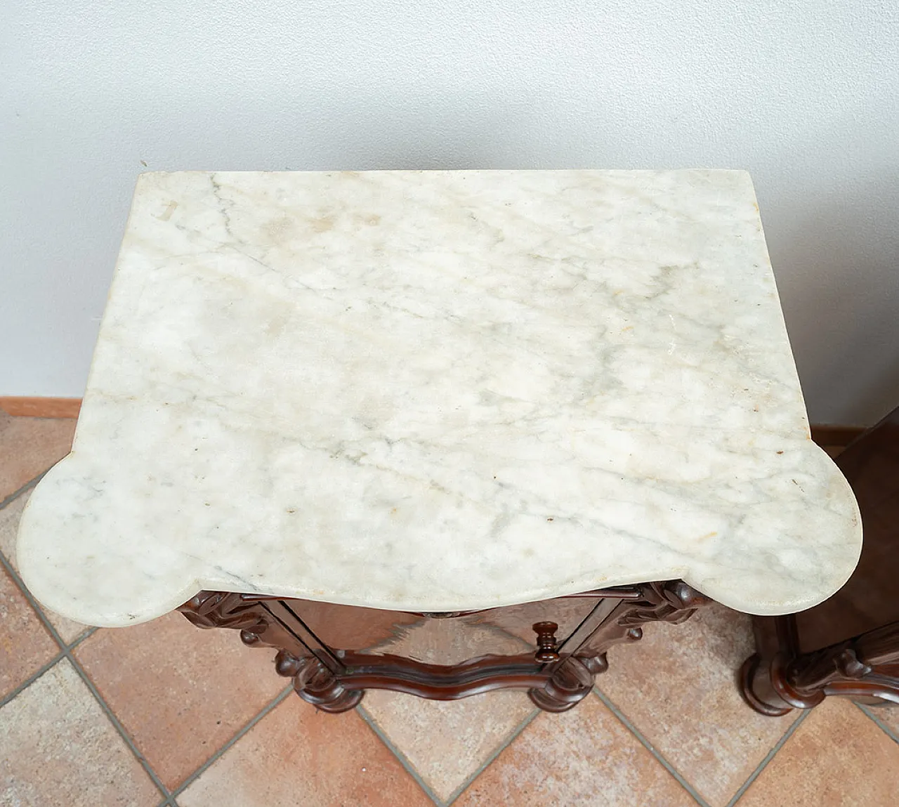 Pair of Louis Philippe bedside tables in mahogany, 19th century 3