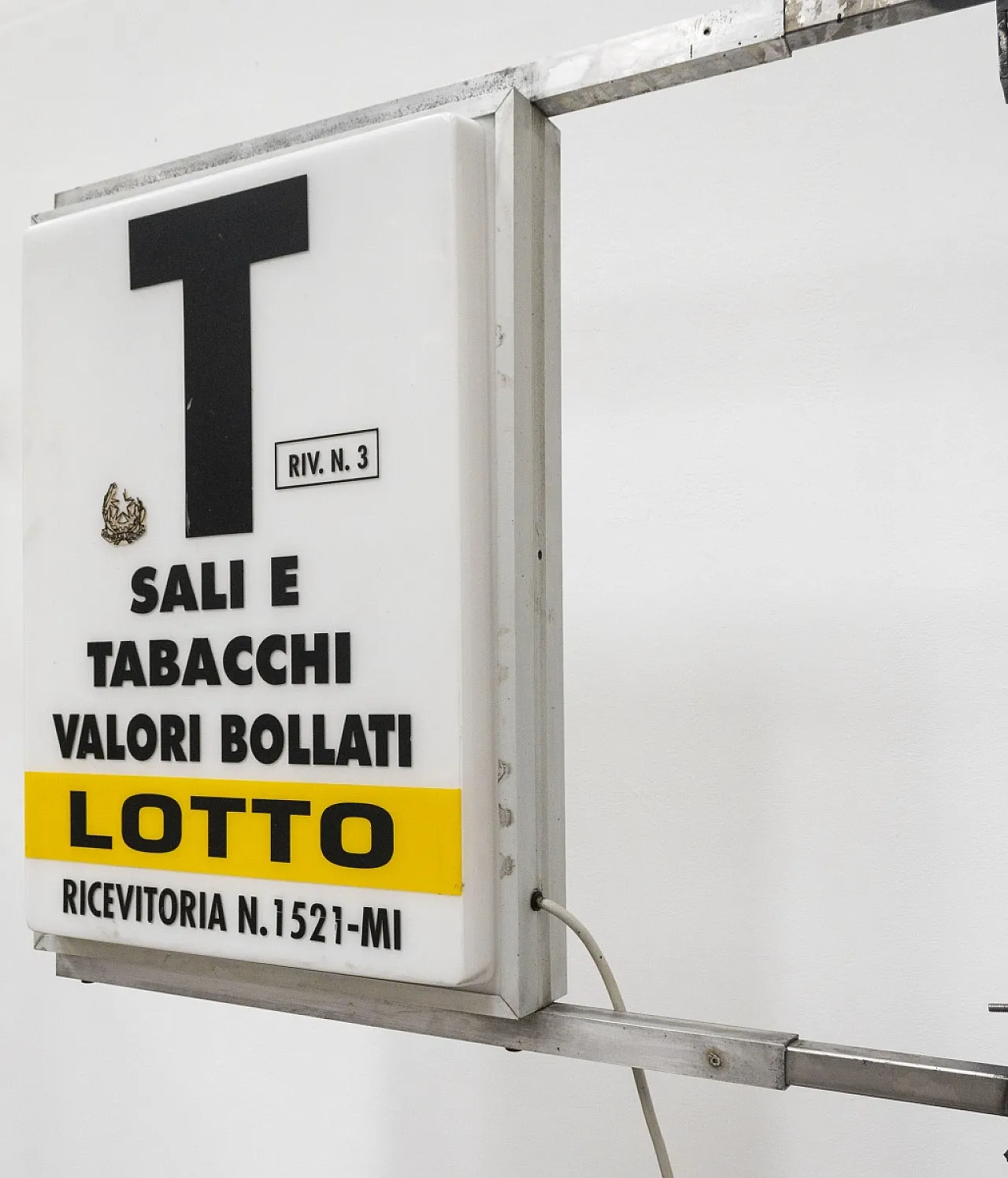 Insegna luminosa bifacciale Sali Tabacchi, '900 3