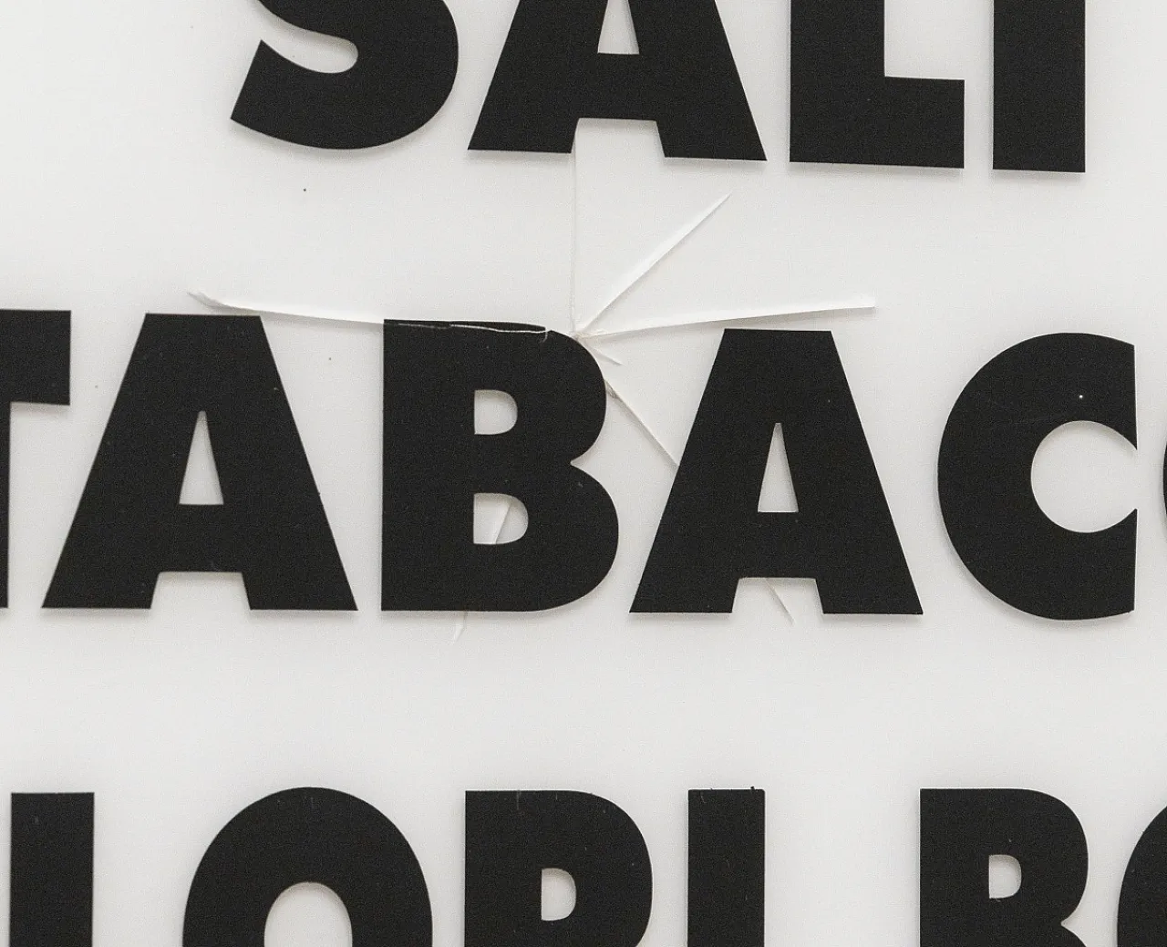 Insegna luminosa bifacciale Sali Tabacchi, '900 9