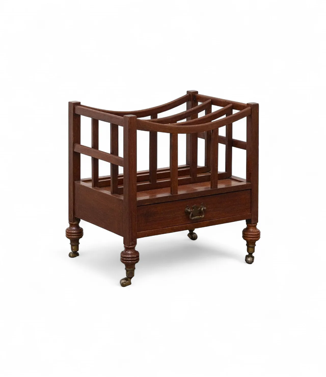 Mahogany magazine rack, 20th century 7