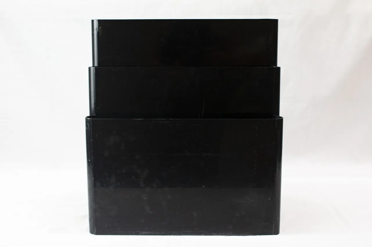 6-pocket magazine rack by Giotto Stoppino for Kartell, 1970s 2