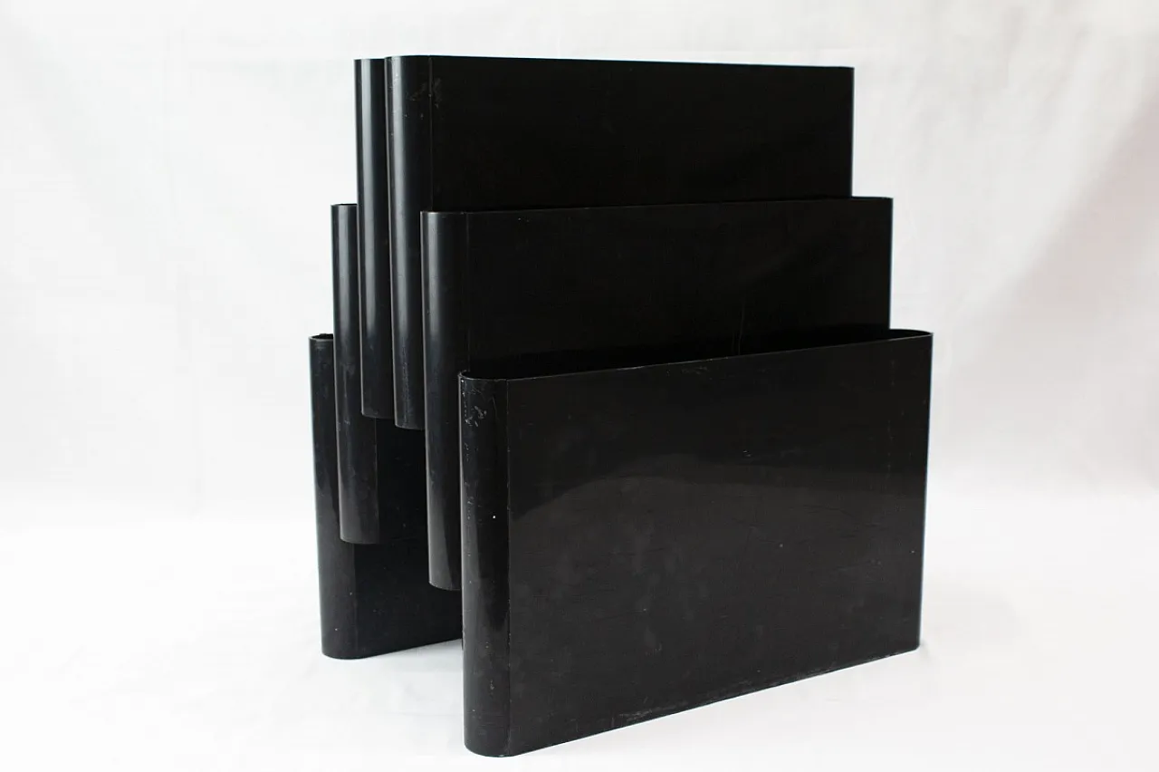 6-pocket magazine rack by Giotto Stoppino for Kartell, 1970s 5