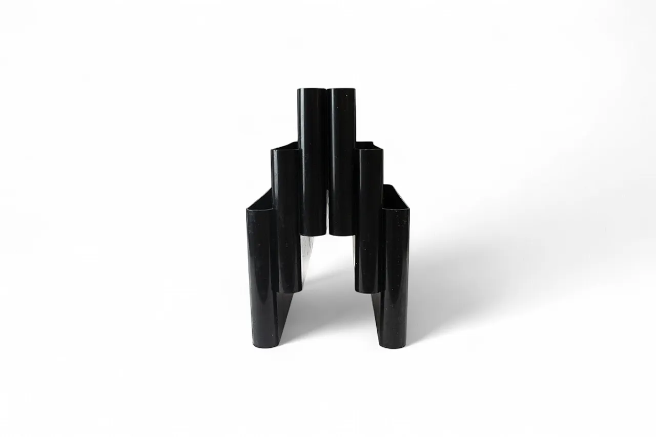 6-pocket magazine rack by Giotto Stoppino for Kartell, 1970s 6