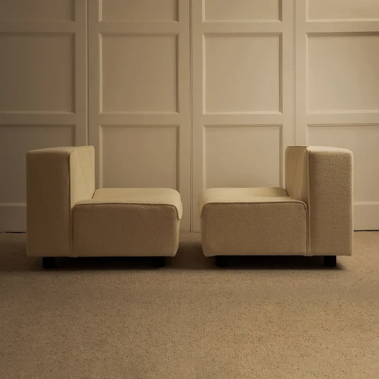 Coppia di poltrone di Tito Agnoli, anni '70 5