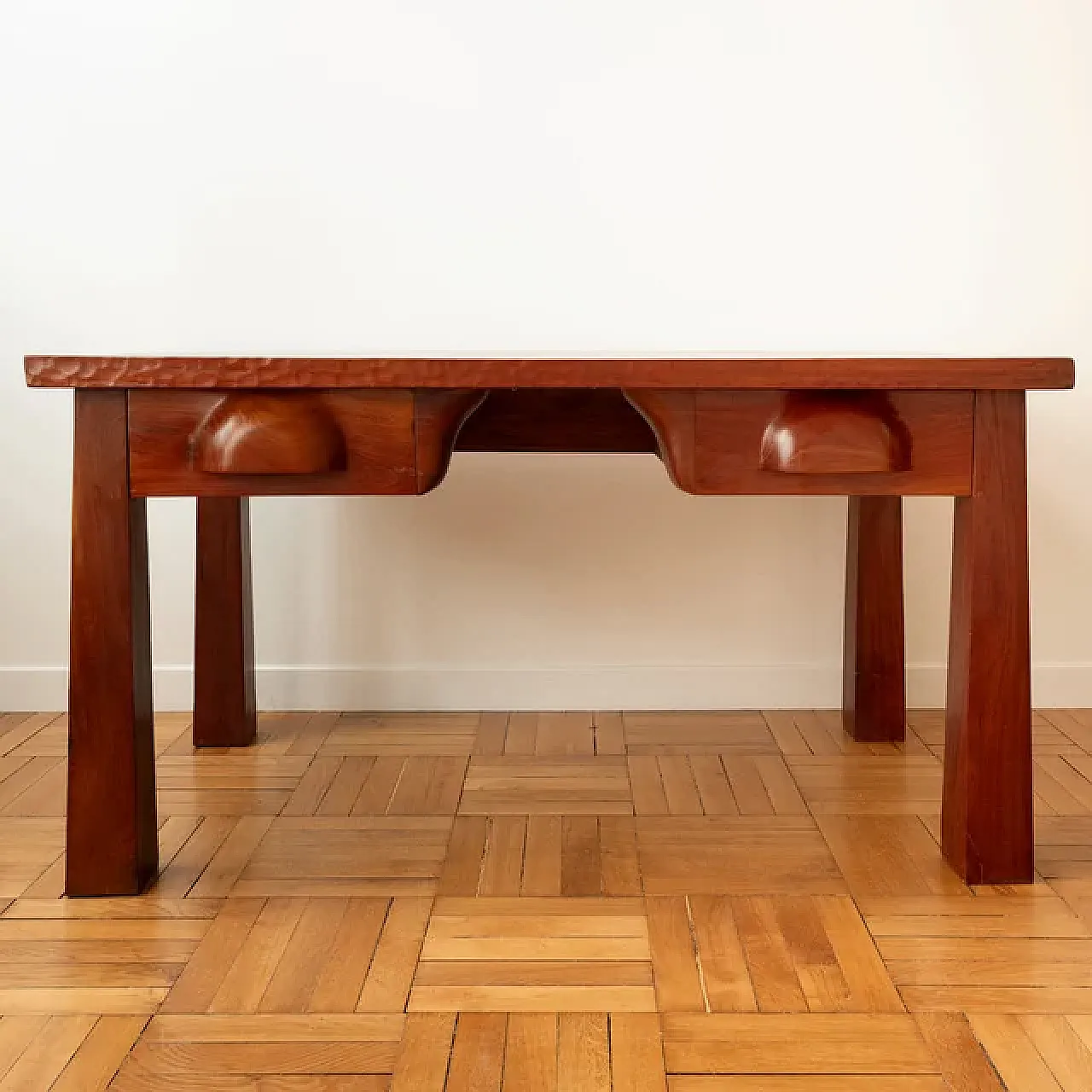 Scrivania in mogano massello, '900 3