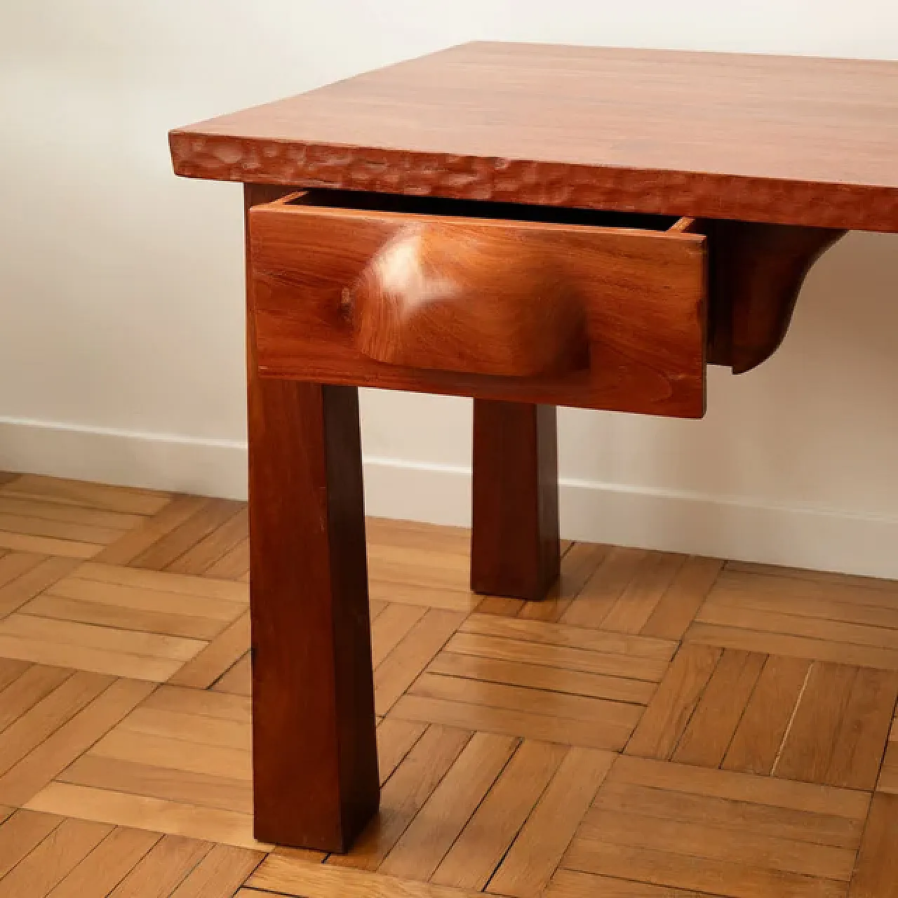 Scrivania in mogano massello, '900 4