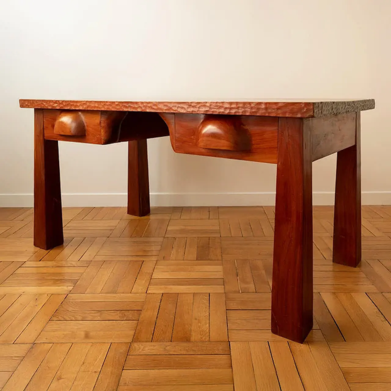 Scrivania in mogano massello, '900 9