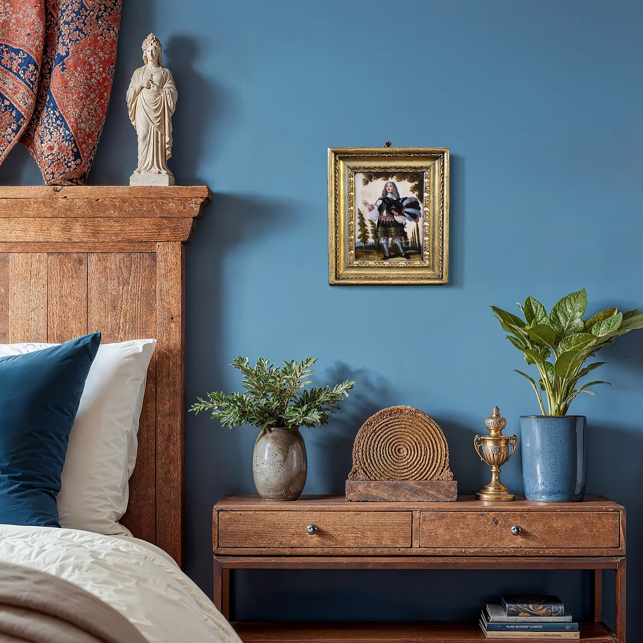 Ritratto di nobiluomo, dipinto ad olio su marmo, '600 4