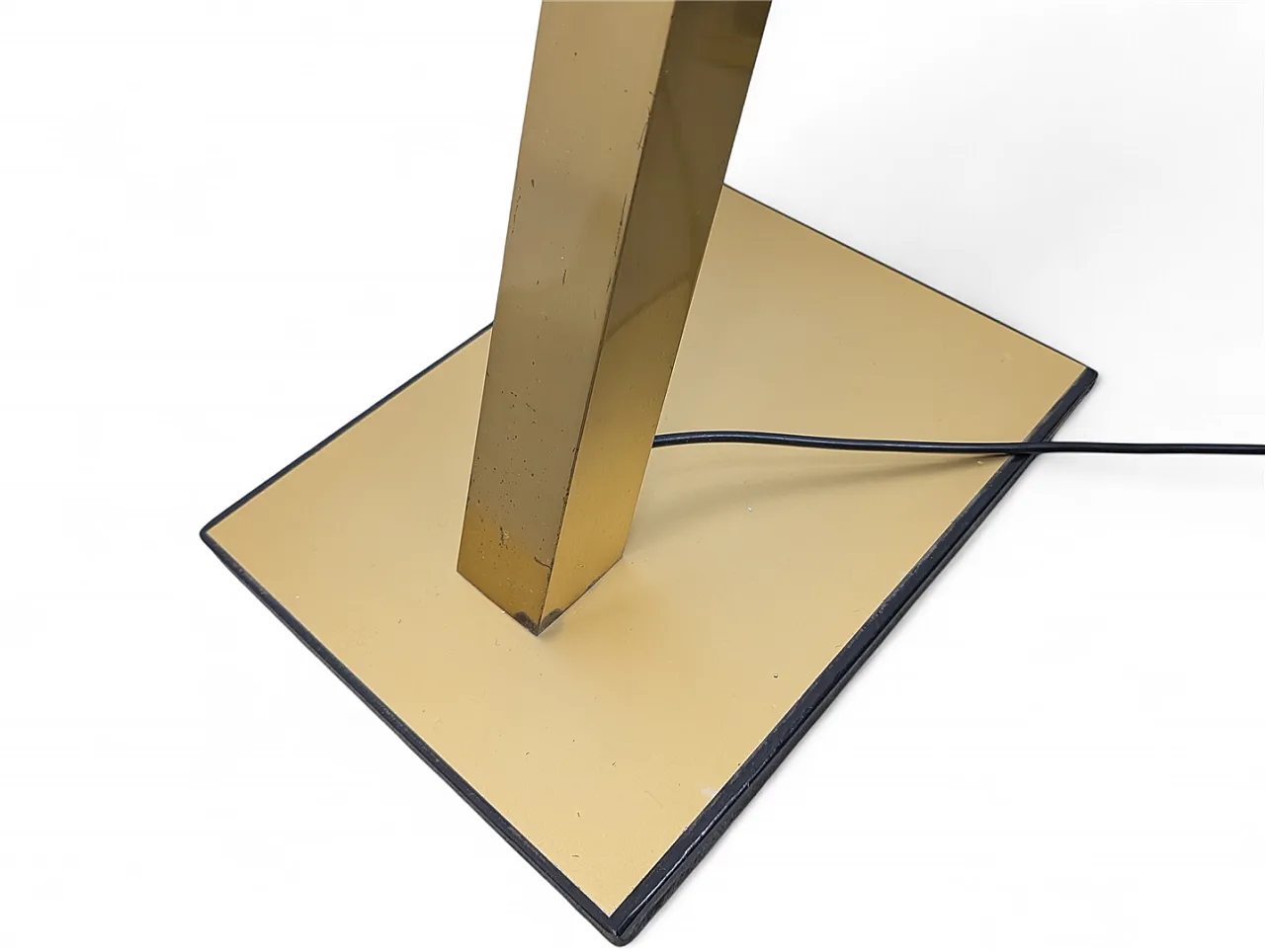 Piantana in ottone con sette luci, anni '70 6