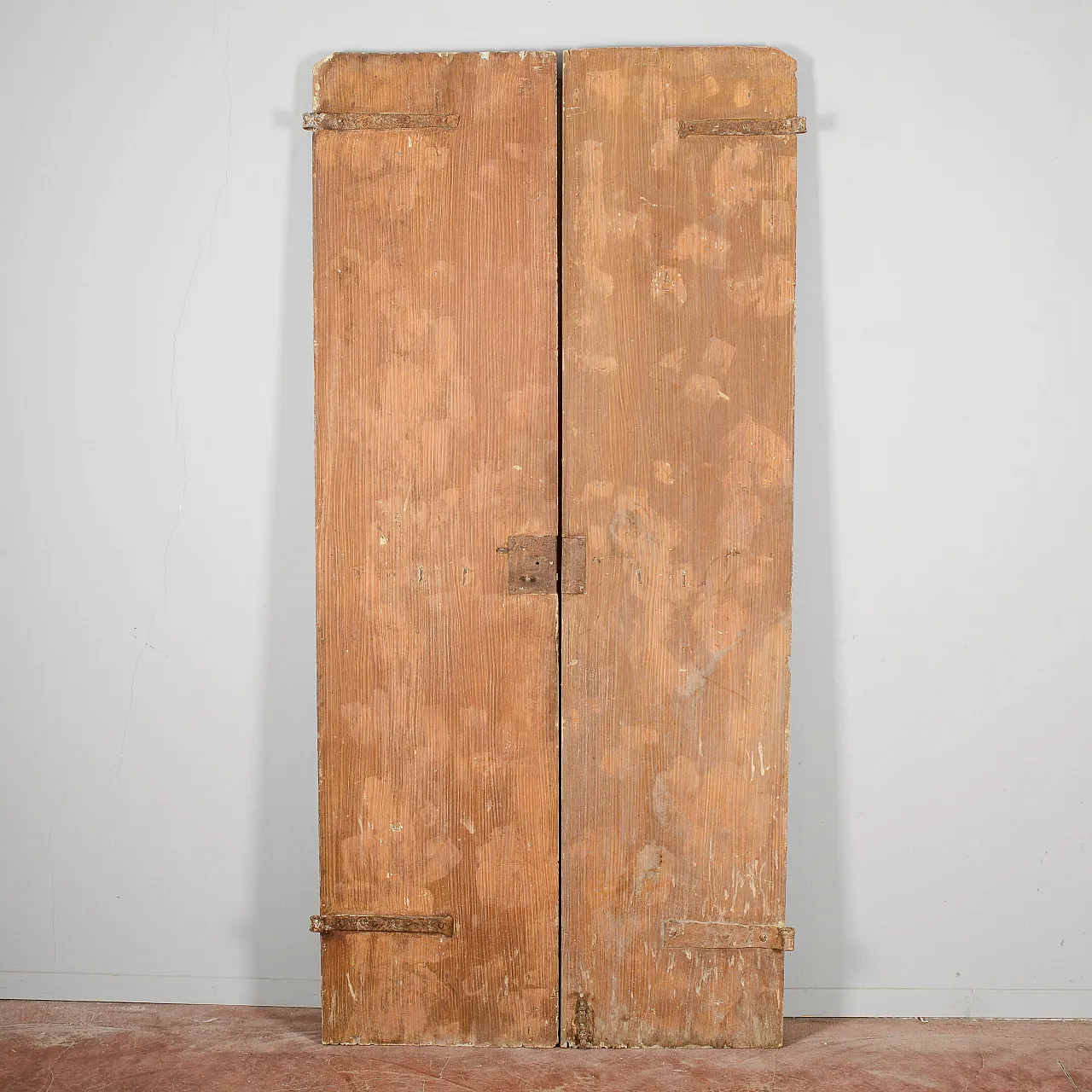Porta in legno laccato e metallo, '700 5