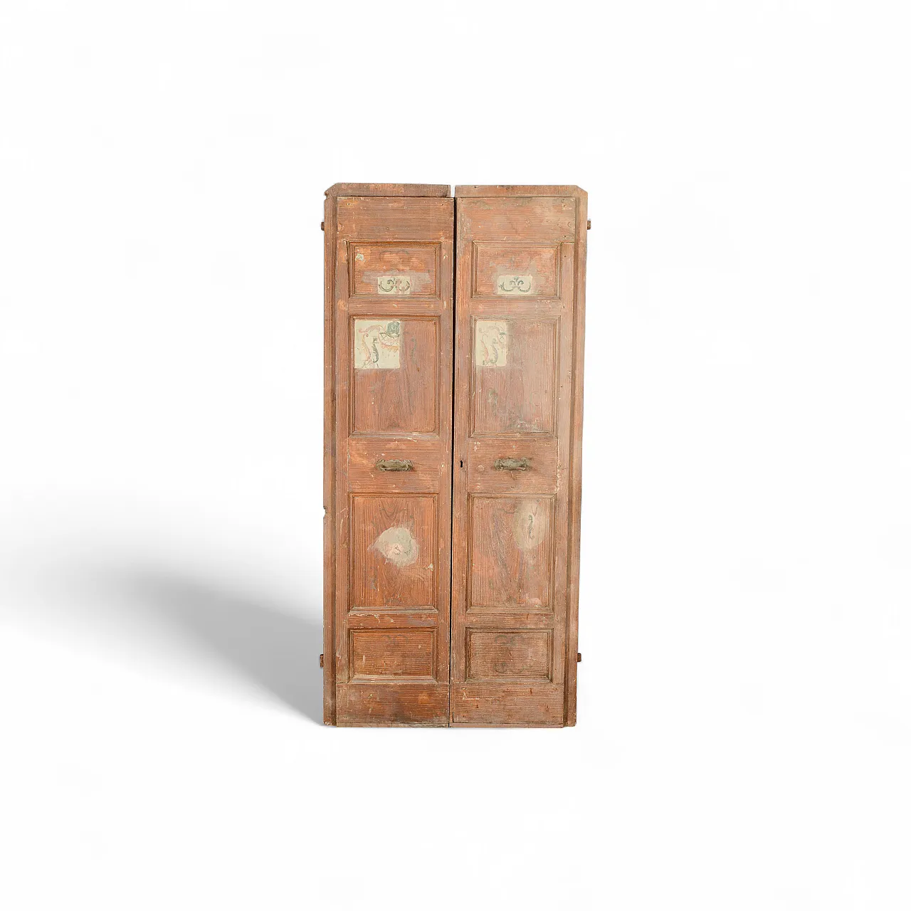 Porta in legno laccato e metallo, '700 6