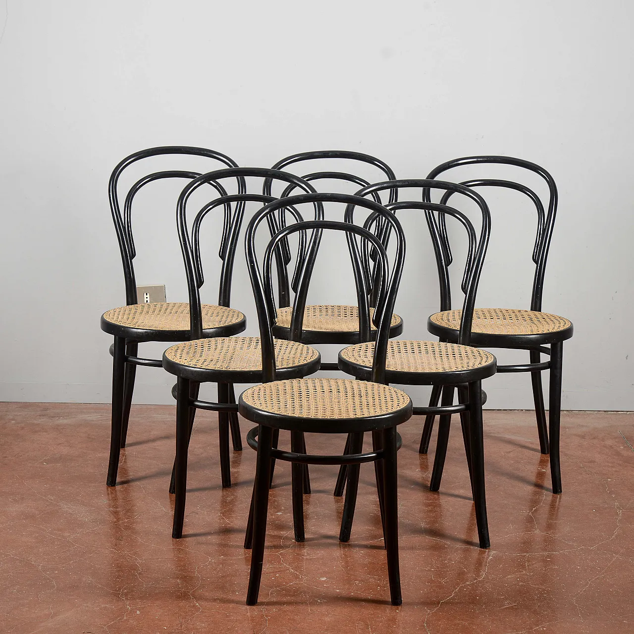 6 Sedie stile Thonet, fine '900 1