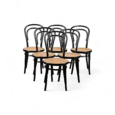 6 Sedie stile Thonet, fine '900