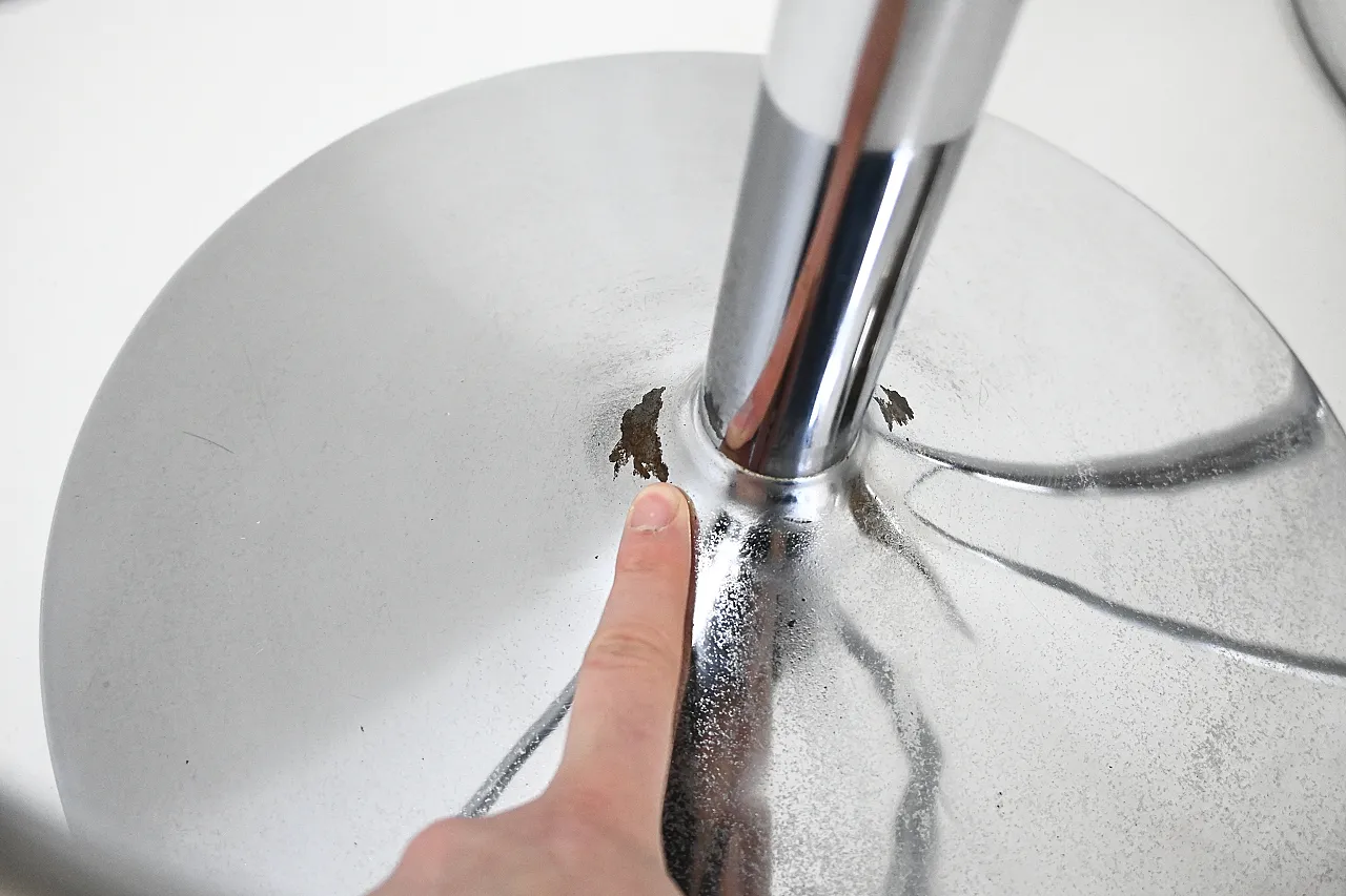 Set bar con 2 sgabelli attribuito a Willy Rizzo, anni '70 15