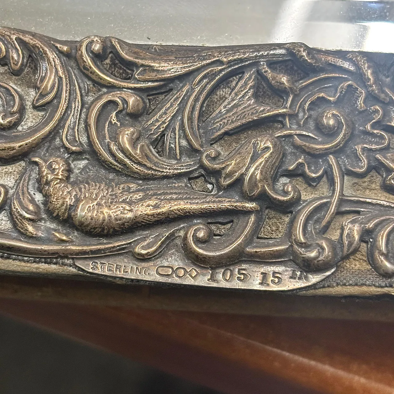 Cornice in argento 925, marchiata Sterling 105,  '900 1