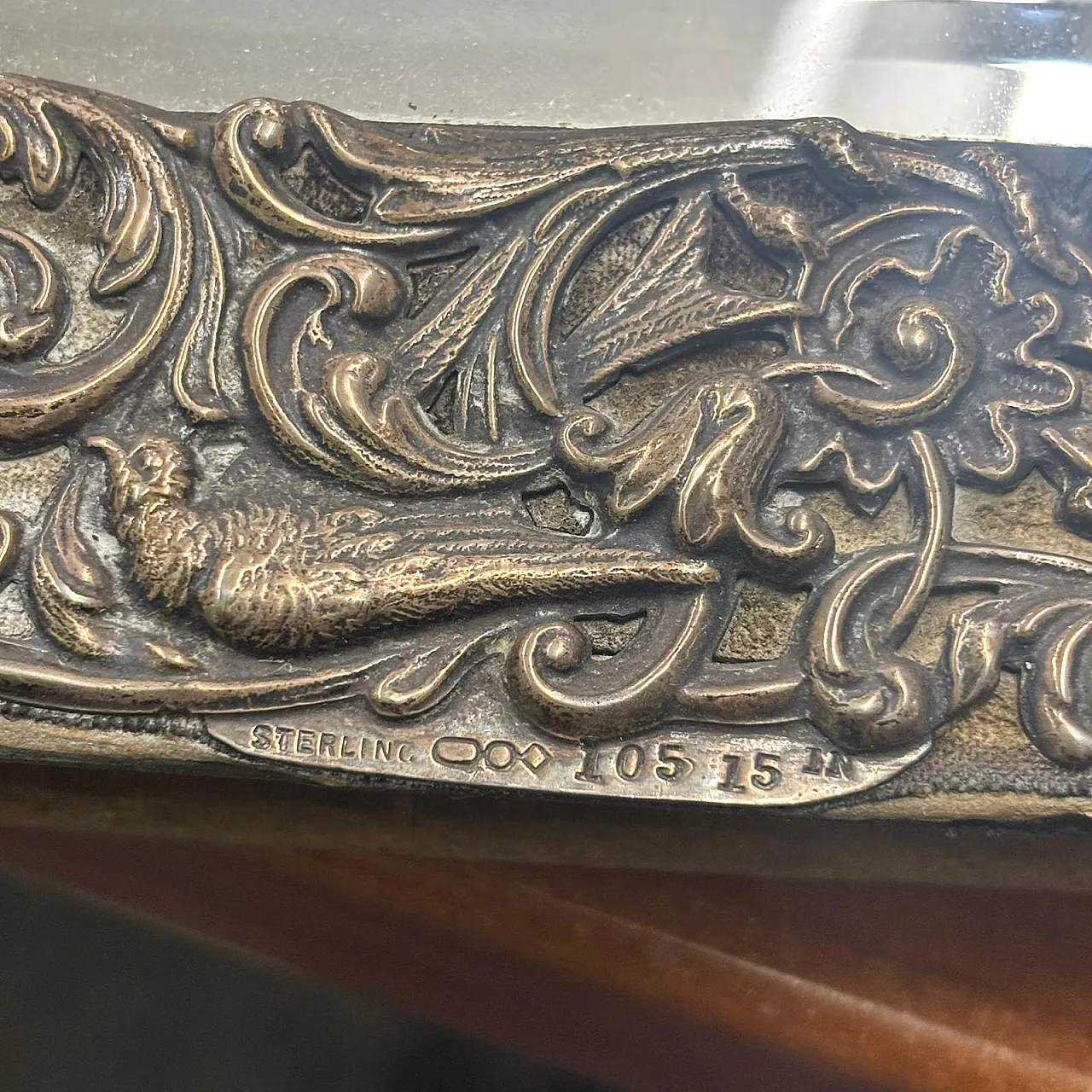 Cornice in argento 925, marchiata Sterling 105,  '900 3