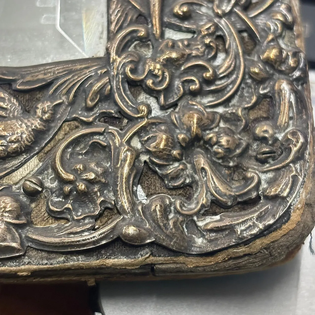 Cornice in argento 925, marchiata Sterling 105,  '900 4