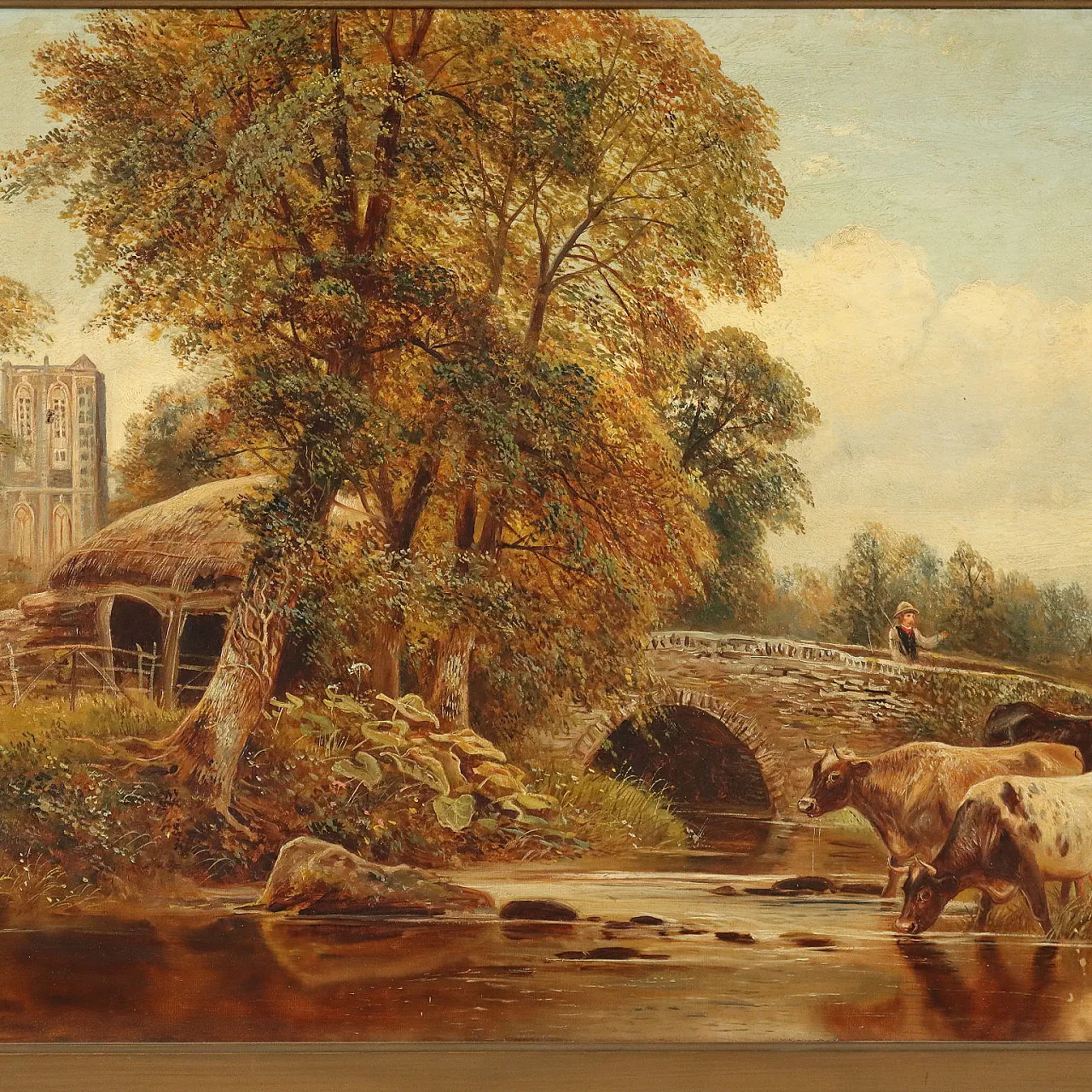 WV Tippel, olio su tela, '800 3