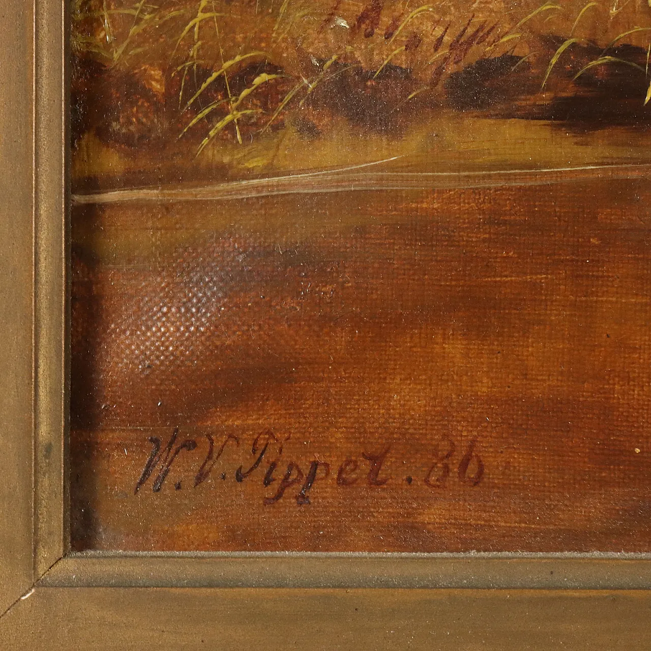 WV Tippel, olio su tela, '800 8