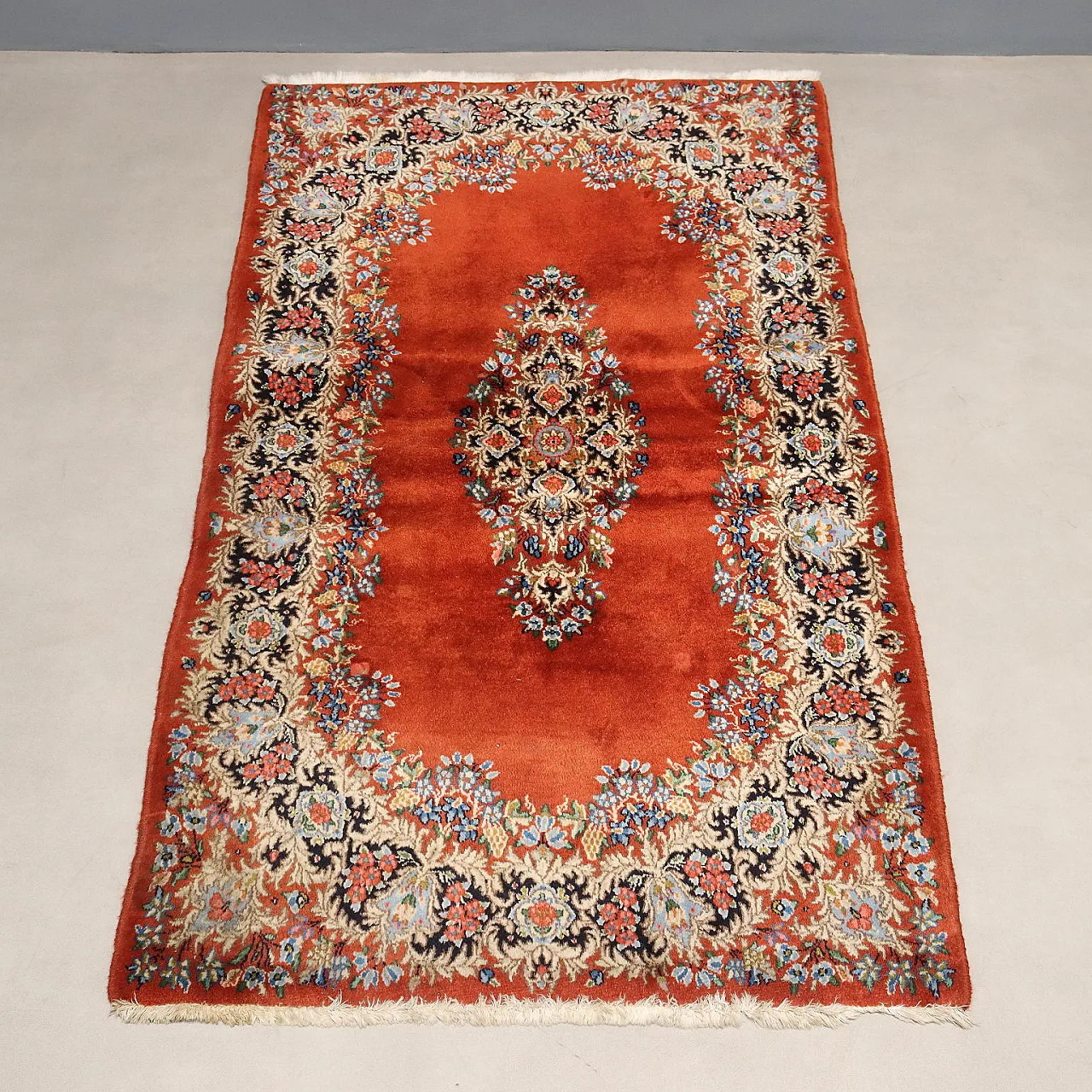 Tappeto Tabriz in cotone e lana, nodo fine, realizzato a mano, '900 3