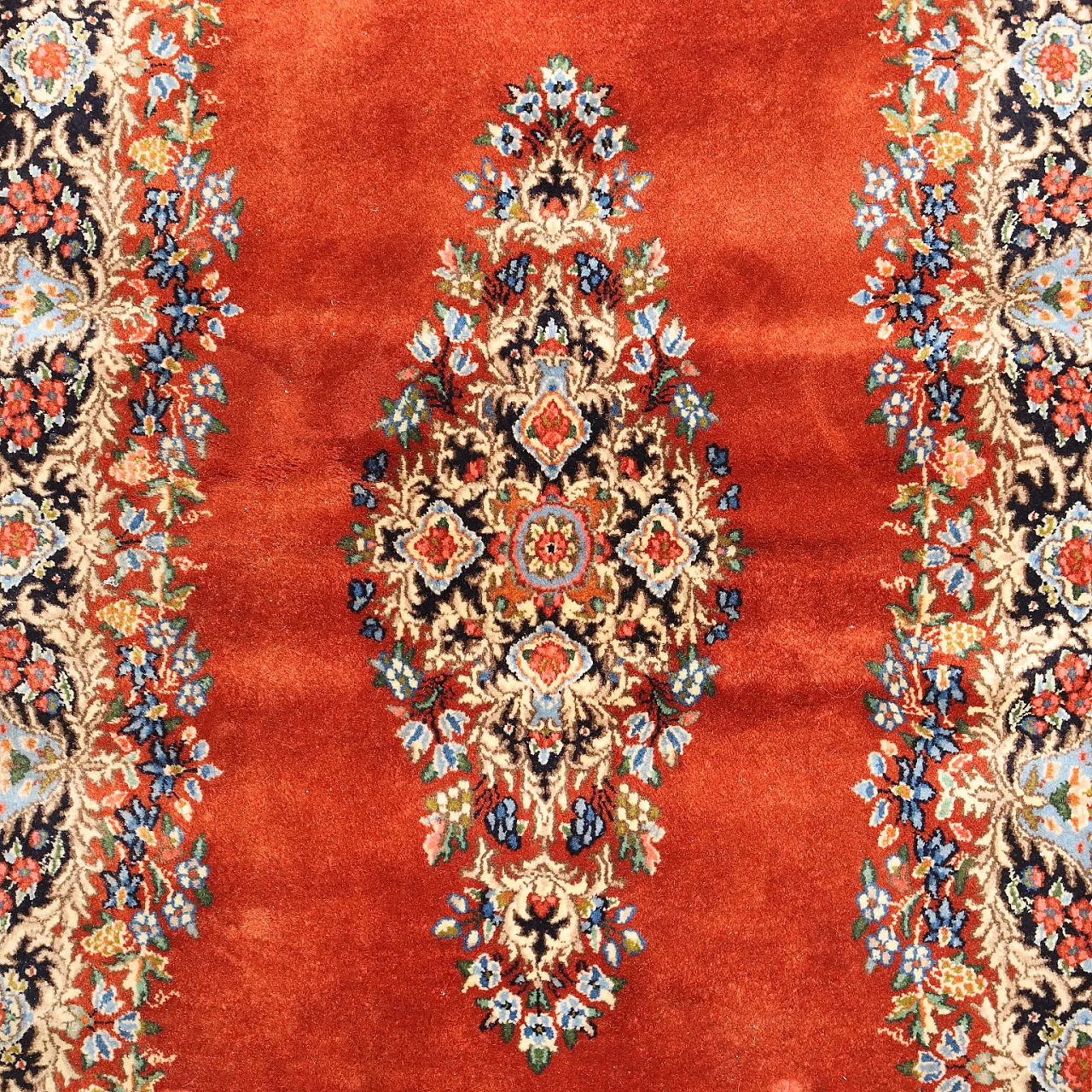 Tappeto Tabriz in cotone e lana, nodo fine, realizzato a mano, '900 4